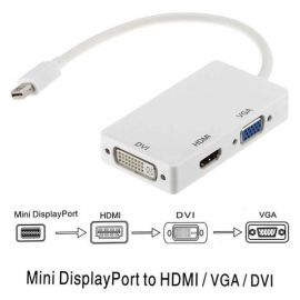 Μετατροπέας Mini DP Αρσ. Σε HDMI/VGA/DVI