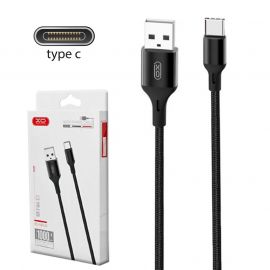 XO NB143 Καλώδιο Φόρτισης - Data Type-C  2.0m Μαύρο