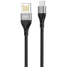 XO NB188 2.4A Διπλής Φοράς Φόρτιση USB TypeC 1m Γκρί