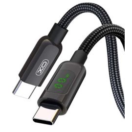 XO NBQ203B Ψηφιακή Οθόνη data Type-C Καλώδιο 60W