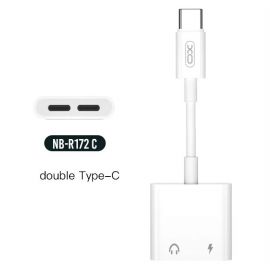 XO NBR172C Μετατροπέας Type-C σε Διπλό Type-C