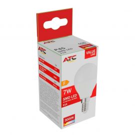 ATC SMD Λαμπτήρας LED Globe P45 230V 7W/600LM E14 3000K