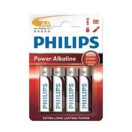 Philips Power Alkaline Μπαταρία LR6P4B/10 AA (4τμχ)
