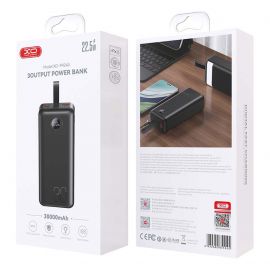 XO PR240 Power Bank Γρήγορης Φόρτισης USB-C 20W/USB-A 22.5W με οθόνη 30000mAh