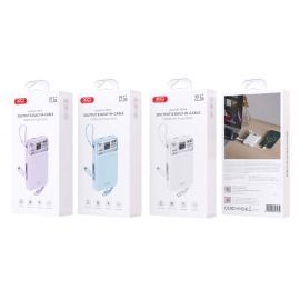 XO PR243 22.5W Powerbank Γρήγορης Φόρτισης 10000mAh Μωβ