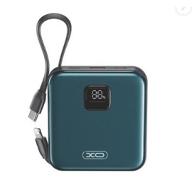 XO PR235 22.5W multi port fast charging digital display power bank 10000mAh (Grey blue)
