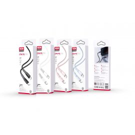 XO NB-Q226A 27W Καλώδιο Φόρτισης + Data Type-C σε Lightning 1m Μπλε