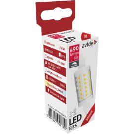 Avide LED R7S  6W 23x78mm Θερμό 3000K Ντιμαριζόμενο
