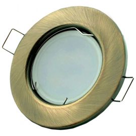 Avide GU10 Πλαίσιο Στρογγυλό Bronze