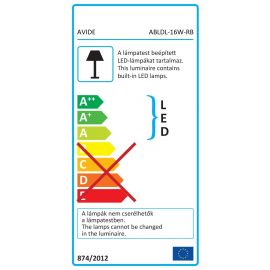 Avide LED Φωτιστικό Γραφείου Ribbon 16W Λευκό 4000K