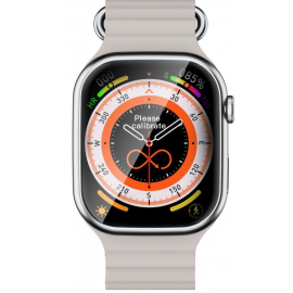 XO W8 PRO Ασύρματης Φόρτισης Intelligent Sports Call Watch Ασημί