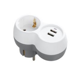 Technik Professional Πρίζα 1 Θέση + 2 USB-A 16A