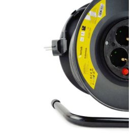 Technik Professional Στροφείο 4 Θέσεων 25m 1,5mm2 Μαύρο