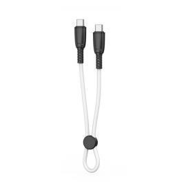 XO NB-Q248B Καλώδιο Φόρτισης + Data Suluo Series Type-c σε Type-c 60W L=25cm Άσπρο