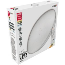 Avide LED Ceiling Lamp Oyster Stella-CCT 48W (24+24) with remote