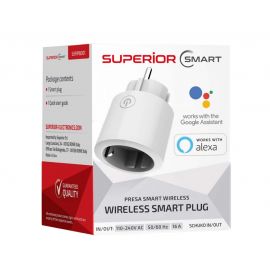 SUPERIOR Smart WiFi Μονή Εξωτερική Πρίζα Ρεύματος "SUPiPW001"