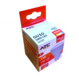 ATC SMD Λαμπτήρας LED Spot GU10 230V 7W/600LM 110° 4000K