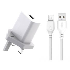 XO L99 (UK) Φορτιστής με Καλώδιο Micro 2.4A 