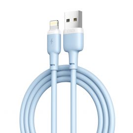 XO NB208 Καλώδιο Φόρτισης + Data Lightning 1m Μπλέ