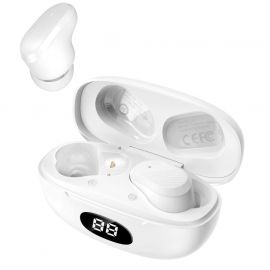 XO X19 Ark Digital Display TWS Bluetooth White  Headset