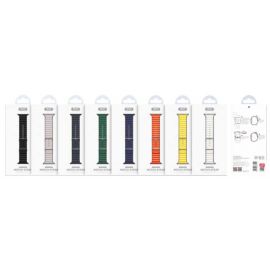XO BT02A Λουράκι Ρολογιού Σιλικόνης Universal Κίτρινο 38/40/41mm