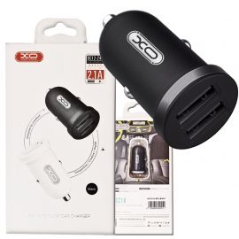 XO CC18 Διπλό USB Φορτιστής Αυτοκινήτου Μαύρο