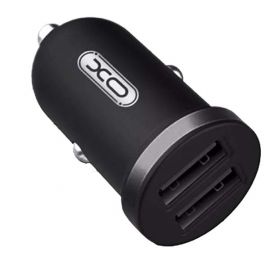 XO CC18 Διπλό USB Φορτιστής Αυτοκινήτου Μαύρο