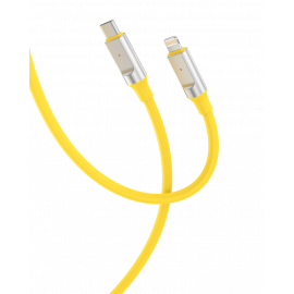 XO NB251 6A Καλώδιο Φόρτισης + Data για Lightning L=1m Cable Κίτρινο