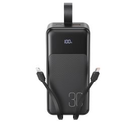 XO Powerbank PR250 USB-C 20W / USB-A 22,5W με Ψηφιακή οθόνη 