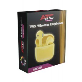 ATC-25 TWS Wireless Earphone Yellow