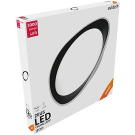 Avide LED Μοντέρνα Πλαφονιέρα Οροφής Zeus 48W Λευκό 4000K